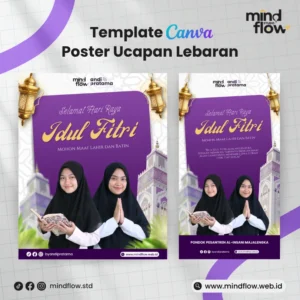 Template Canva Poster Ucapan Lebaran #1